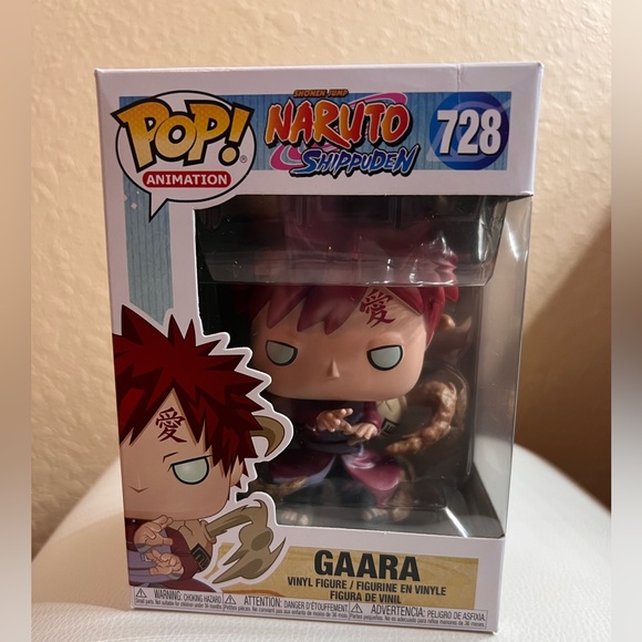 Funko Pop Animation: Naruto Shippuden 728 Metallic Gaara Vinyl Figure, New. - Picture 3 of 5